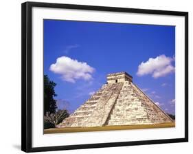 Clouds Hanging Over Pyramid of Kukulcan-Michele Westmorland-Framed Photographic Print