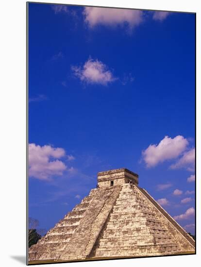 Clouds Hanging Over Pyramid of Kukulcan-Michele Westmorland-Mounted Photographic Print