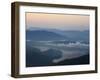 Clouds Hover over Lake at Sunrise, Sikles Trek, Pokhara, Nepal-Jane Sweeney-Framed Photographic Print