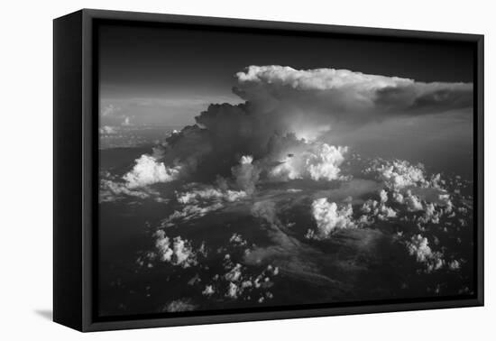 Clouds in Black and White-Art Wolfe-Framed Stretched Canvas