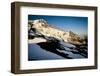 Clouds in Front of Mount Rainier's South Face - Mt Rainier National Park, Washington-Dan Holz-Framed Photographic Print