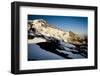 Clouds in Front of Mount Rainier's South Face - Mt Rainier National Park, Washington-Dan Holz-Framed Photographic Print