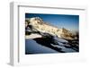 Clouds in Front of Mount Rainier's South Face - Mt Rainier National Park, Washington-Dan Holz-Framed Photographic Print