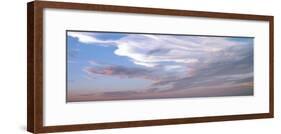 Clouds in the sky at sunset, La Jolla, San Diego, San Diego County, California, USA-Panoramic Images-Framed Photographic Print