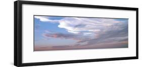 Clouds in the sky at sunset, La Jolla, San Diego, San Diego County, California, USA-Panoramic Images-Framed Photographic Print