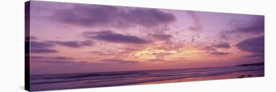 Clouds in the Sky at Sunset, Pacific Beach, San Diego, California, USA-null-Stretched Canvas