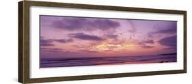 Clouds in the Sky at Sunset, Pacific Beach, San Diego, California, USA-null-Framed Photographic Print