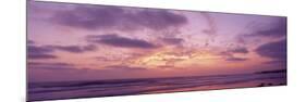 Clouds in the Sky at Sunset, Pacific Beach, San Diego, California, USA-null-Mounted Photographic Print