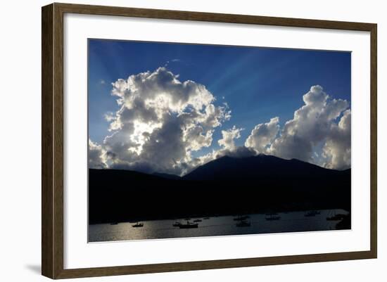 Clouds Near Nidri, Lefkada (Lefkas), Greek Islands, Ionian Sea, Greece-Robert Harding-Framed Photographic Print