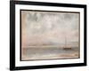 Clouds on Lake Geneva, 1875-Gustave Courbet-Framed Giclee Print