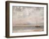 Clouds on Lake Leman, Dated 1875-Gustave Courbet-Framed Giclee Print