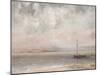 Clouds on Lake Leman, Dated 1875-Gustave Courbet-Mounted Giclee Print