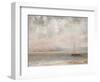 Clouds on Lake Leman, Dated 1875-Gustave Courbet-Framed Giclee Print