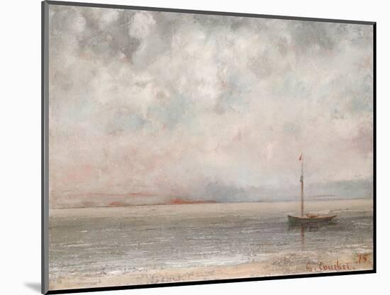 Clouds on Lake Leman, Dated 1875-Gustave Courbet-Mounted Giclee Print