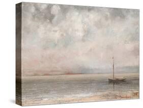 Clouds on Lake Leman, Dated 1875-Gustave Courbet-Stretched Canvas