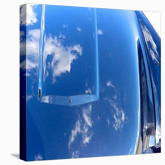 Clouds on the Car I-Monika Burkhart-Stretched Canvas