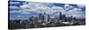 Clouds over a City, Calgary, Alberta, Canada-null-Stretched Canvas