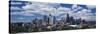 Clouds over a City, Calgary, Alberta, Canada-null-Stretched Canvas