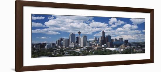 Clouds over a City, Calgary, Alberta, Canada-null-Framed Photographic Print