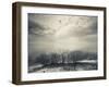 Clouds Over a Lake, Lake Peipsi, Kauksi, Ida-Viru County, Estonia-null-Framed Photographic Print