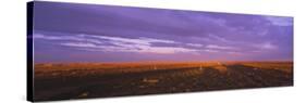 Clouds over a Landscape, Desert Highway, Navajo, New Mexico, USA-null-Stretched Canvas