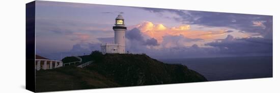 Clouds over a Lighthouse, Cape Byron Lighthouse, New South Wales, Australia-null-Stretched Canvas