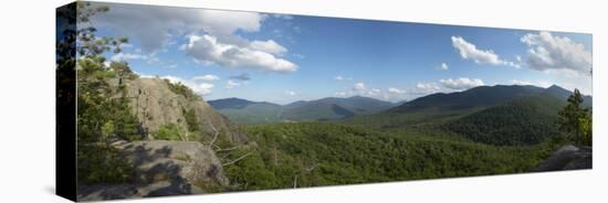 Clouds over a Mountain Range, Adirondack Mountains, New York State, USA-null-Stretched Canvas