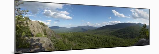 Clouds over a Mountain Range, Adirondack Mountains, New York State, USA-null-Mounted Photographic Print