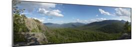 Clouds over a Mountain Range, Adirondack Mountains, New York State, USA-null-Mounted Photographic Print