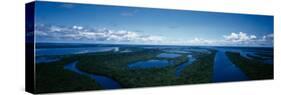 Clouds over a River, Amazon River, Anavilhanas Archipelago, Rio Negro, Brazil-null-Stretched Canvas