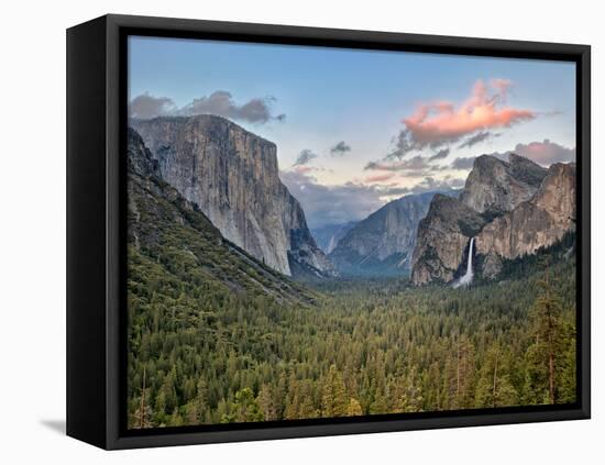 Clouds over a Valley, Yosemite Valley, Yosemite National Park, California, USA-null-Framed Stretched Canvas