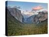 Clouds over a Valley, Yosemite Valley, Yosemite National Park, California, USA-null-Stretched Canvas