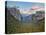 Clouds over a Valley, Yosemite Valley, Yosemite National Park, California, USA-null-Stretched Canvas