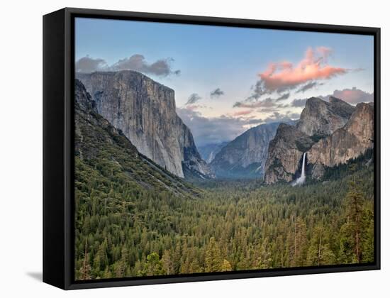 Clouds over a Valley, Yosemite Valley, Yosemite National Park, California, USA-null-Framed Stretched Canvas