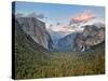 Clouds over a Valley, Yosemite Valley, Yosemite National Park, California, USA-null-Stretched Canvas