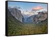 Clouds over a Valley, Yosemite Valley, Yosemite National Park, California, USA-null-Framed Stretched Canvas