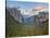 Clouds over a Valley, Yosemite Valley, Yosemite National Park, California, USA-null-Stretched Canvas