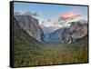 Clouds over a Valley, Yosemite Valley, Yosemite National Park, California, USA-null-Framed Stretched Canvas