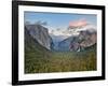 Clouds over a Valley, Yosemite Valley, Yosemite National Park, California, USA-null-Framed Premium Photographic Print