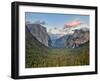 Clouds over a Valley, Yosemite Valley, Yosemite National Park, California, USA-null-Framed Photographic Print