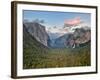 Clouds over a Valley, Yosemite Valley, Yosemite National Park, California, USA-null-Framed Photographic Print