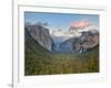 Clouds over a Valley, Yosemite Valley, Yosemite National Park, California, USA-null-Framed Photographic Print