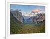 Clouds over a Valley, Yosemite Valley, Yosemite National Park, California, USA-null-Framed Photographic Print