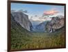 Clouds over a Valley, Yosemite Valley, Yosemite National Park, California, USA-null-Framed Photographic Print