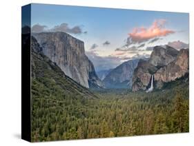 Clouds over a Valley, Yosemite Valley, Yosemite National Park, California, USA-null-Stretched Canvas