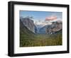 Clouds over a Valley, Yosemite Valley, Yosemite National Park, California, USA-null-Framed Photographic Print