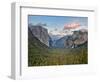 Clouds over a Valley, Yosemite Valley, Yosemite National Park, California, USA-null-Framed Photographic Print