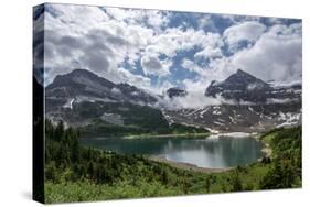Clouds over an Alpine Lake in Assiniboine Provincial Park-Howie Garber-Stretched Canvas