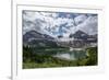 Clouds over an Alpine Lake in Assiniboine Provincial Park-Howie Garber-Framed Photographic Print