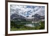 Clouds over an Alpine Lake in Assiniboine Provincial Park-Howie Garber-Framed Photographic Print